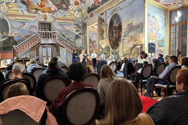 Viteška dvorana Brežice - odprtje razstave Jurij Dalmatin 2025