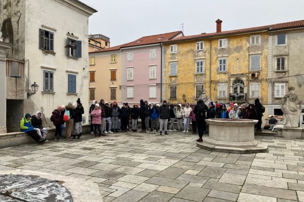 Učenci OŠ Artiče v Piranu